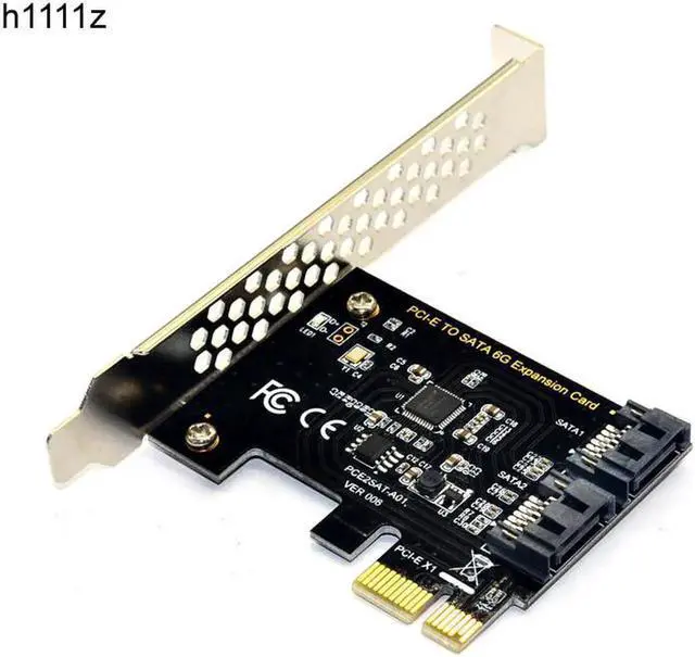 Main image of Aomoproing PCI Express SATA 3 Controller Card 2 Port PCIe SATA III 6GB/s Internal Adapter Converter for Desktop PC Supports SSD and HDD