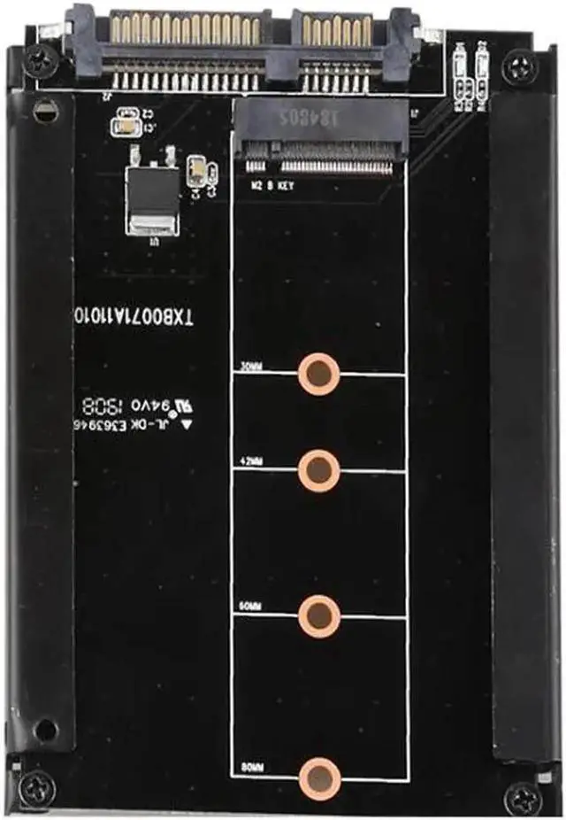 Alt view image 5 of 6 - NGFF ( M2 ) SSD to 3.0" SATA Adapter M.2 NGFF SSD to SATA3 Convert Card B Key Connector For WINXP/2000/VISTA