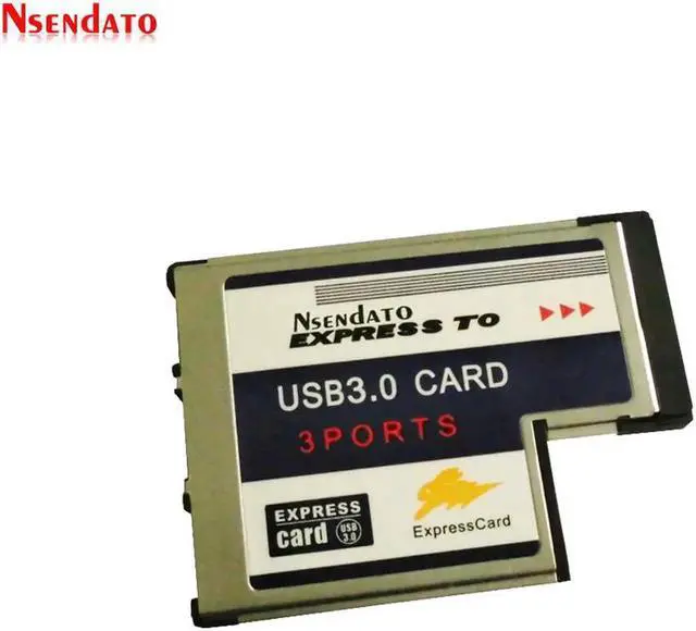 Alt view image 2 of 6 - PCI-E Express Card expresscard 34mm 54mm Hidden USB 3.0 Adapter 5Gbps USB3.0 3 Port Express Card 54 PCMCIA HUB Converter for PC