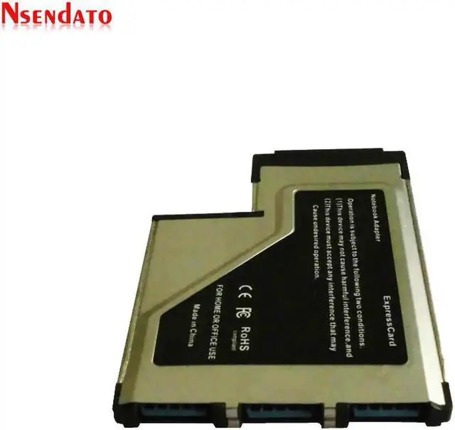 Alt view image 5 of 6 - PCI-E Express Card expresscard 34mm 54mm Hidden USB 3.0 Adapter 5Gbps USB3.0 3 Port Express Card 54 PCMCIA HUB Converter for PC