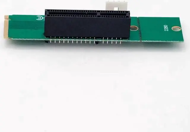 Alt view image 2 of 6 - NGFF M2 M.2 to PCI E 4x 1x Slot Riser Card Adapter Male To Female PCIE Multiplier For BTC Miner Mining Machine