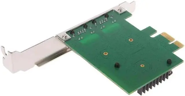 Alt view image 2 of 6 - Dual-Port PCI-E X1 Gigabit Ethernet Network Card 10/100/1000Mbps Rate Adapter