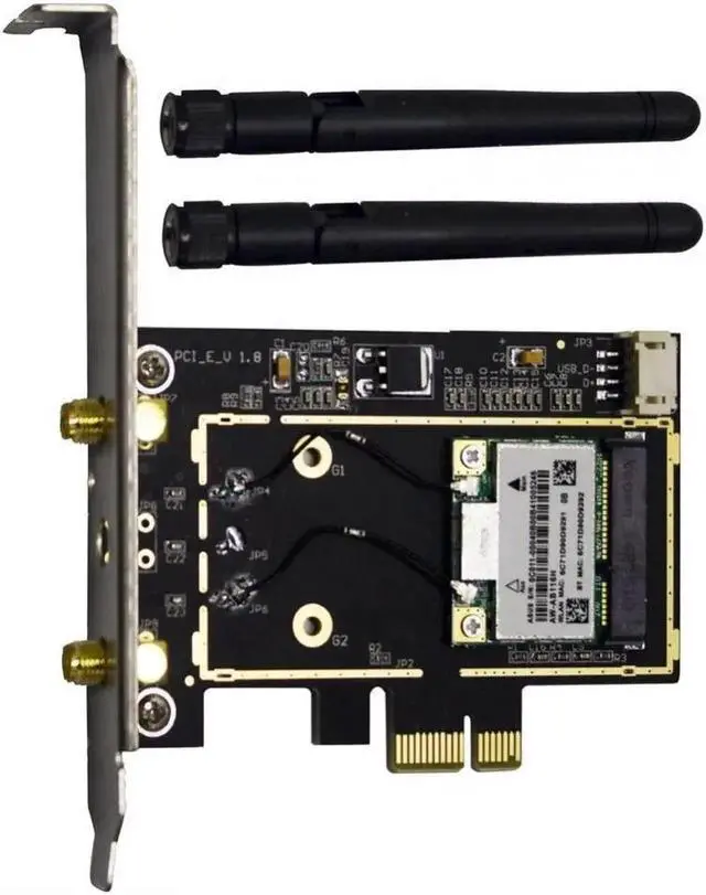 Main image of Adapter Desktop for Atheros AR5B22 300M Wireless Wifi Bluetooth 4.0 PCI-E Card Desktop PC Adapter
