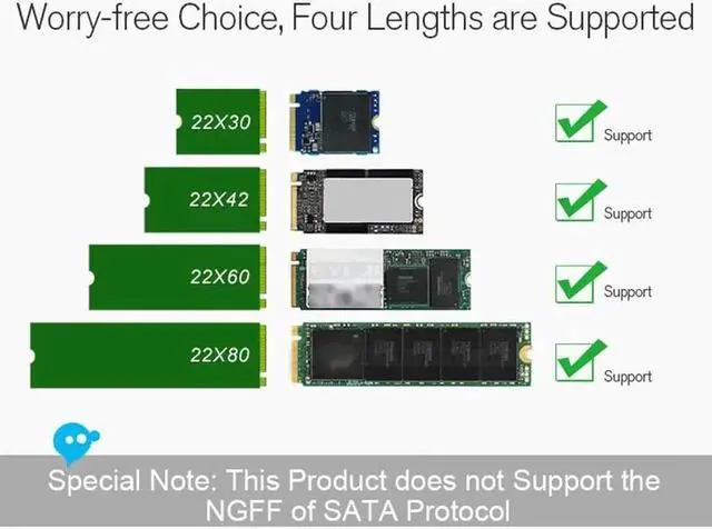 Alt view image 4 of 6 - JEYI Frigate No.1 M.2 NVMe SSD NGFF To PCIE 3.0 X4 Adapter Card High Power 12V+3.3V M Key Interface Card Support PCI-E X4 2280