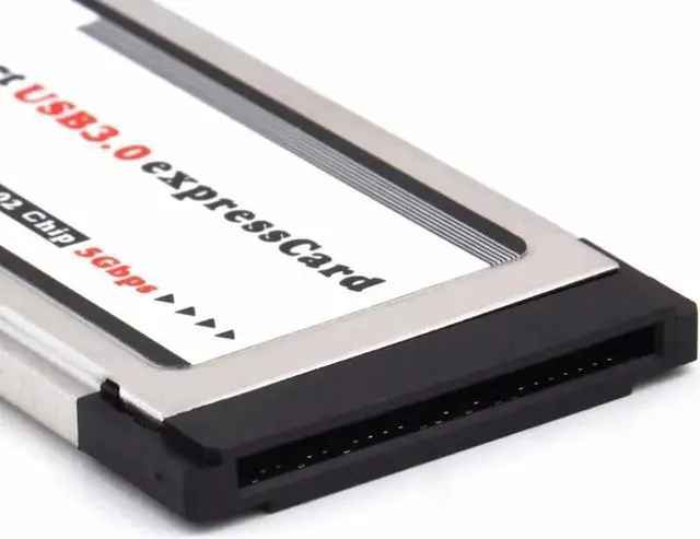 Alt view image 4 of 6 - PCI Express Card Expresscard to USB 3.0 2 Port Adapter 34 mm Express Card Converter for laptop computer