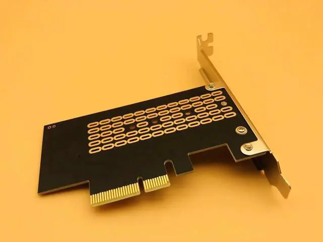Alt view image 4 of 6 - PCIE M2 Riser Card PCI-E PCI Express 3.0 X4 to NVMe M.2 M KEY NGFF SSD Adapter Support 2230 2242 2260 2280 Size NVMe M.2 SSD