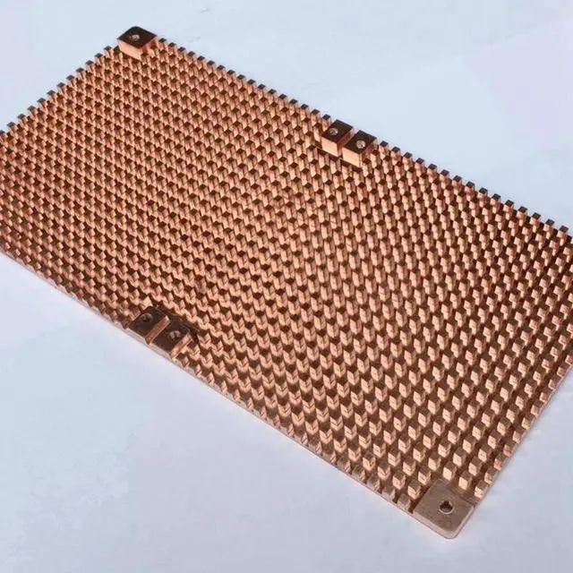 Alt view image 4 of 7 - Aomoproing RTX 3060 3080 3090 Backplane Pure Copper Heat Sink Graphics Card Memory Auxiliary Radiator 90X180MM Thickness 2MM