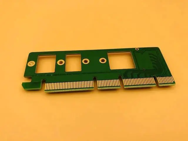 Alt view image 5 of 5 - NGFF M.2 NVME AHCI SSD to PCI E PCI Express 3.0 x4 x16 Riser Card M key Connector Adapter for XP941 SM951 PM951 A110 M2 SSD