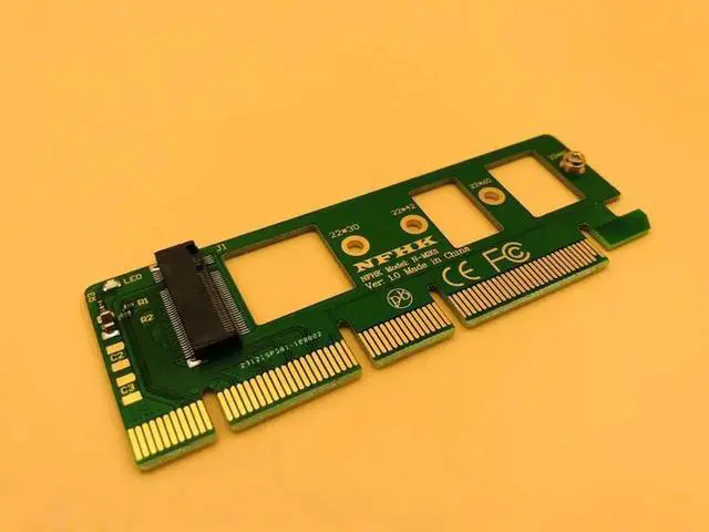 Main image of NGFF M.2 NVME AHCI SSD to PCI E PCI Express 3.0 x4 x16 Riser Card M key Connector Adapter for XP941 SM951 PM951 A110 M2 SSD