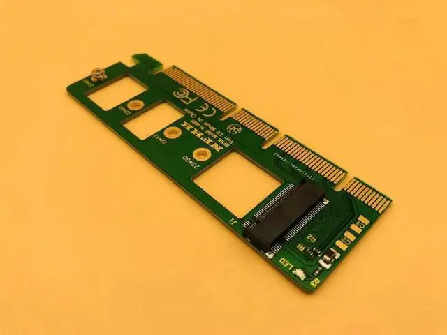 Alt view image 4 of 5 - NGFF M.2 NVME AHCI SSD to PCI E PCI Express 3.0 x4 x16 Riser Card M key Connector Adapter for XP941 SM951 PM951 A110 M2 SSD