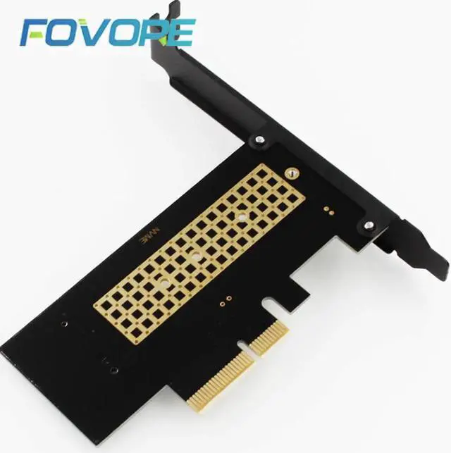 Alt view image 3 of 6 - M.2 NVMe SSD NGFF to PCIE X4 adapter M Key interface card Support PCI e PCI Express 3.0 x4 2230 2280 Size m.2 m2 pcie adapter