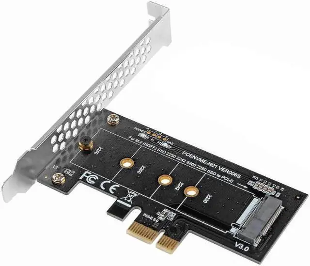 Alt view image 2 of 6 - 1pcs PCI E 3.0 x1 to M.2 NVMe SSD NGFF Pcie M2 Riser Card Adapter Support PCI Express 3.0 x1 2230 2280 Size m.2 NVME