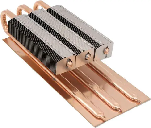 Alt view image 3 of 5 - Aomoproing Heatsink Geforce RTX30 Series Ultra Thin Copper Mechanical Backplate Cooler Heat Sink with Fan Gold Pure Copper