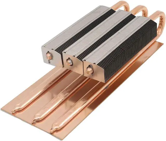 Alt view image 5 of 5 - Aomoproing Heatsink Geforce RTX30 Series Ultra Thin Copper Mechanical Backplate Cooler Heat Sink with Fan Gold Pure Copper