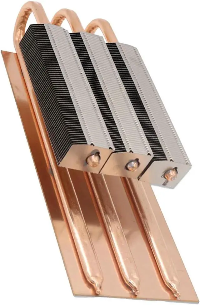 Alt view image 4 of 5 - Aomoproing Heatsink Geforce RTX30 Series Ultra Thin Copper Mechanical Backplate Cooler Heat Sink with Fan Gold Pure Copper