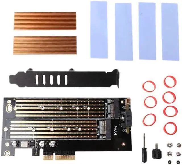 Main image of 1Set PCI Express PCI E 3.0 X4 to NVMe M.2 M KEY NGFF SSD PCIE M2 Riser Card Adapter Support for 2230 2280 Size