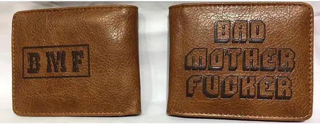 Main image of Wallet With Zipper Coin Pocket Bad Mother Boys Wallet Card Holder Vintage Gift Purse