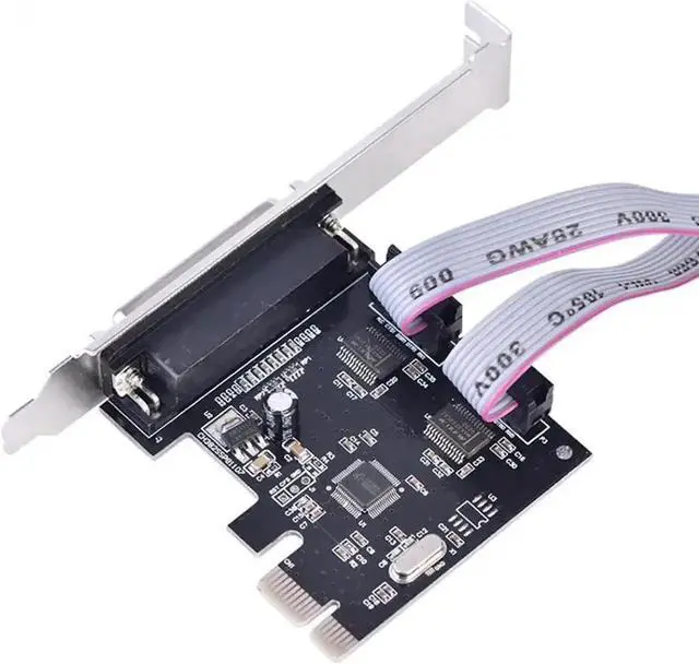 Alt view image 6 of 6 - PCI-E To 2 Serial Ports 9 Pins COM Interface IPC Expansion Card For Desktop PC Fit 2.5Gb/s PCI Express 1.0 A Standard