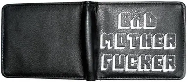 Alt view image 4 of 6 - Wallet With Zipper Coin Pocket Bad Mother Boys Wallet Card Holder Vintage Gift Purse
