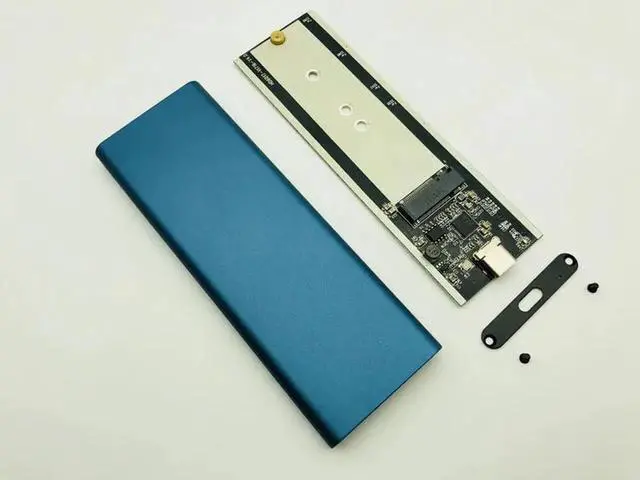 Alt view image 5 of 6 - NGFF HDD Enclosure M.2 NGFF To USB3.1 Type C Internal SSD to External HDD Case Hard Drive Disk Caddy Hard Disk Box for PC Laptop
