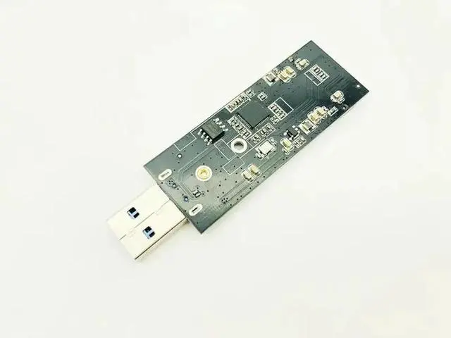 Alt view image 2 of 6 - M2 SSD Case M.2 to USB 3.0 SSD Enclosure Solid State Drive External Case Adapter UASP Super Speed 6Gb for 2230 2242 M.2 NGFF SSD