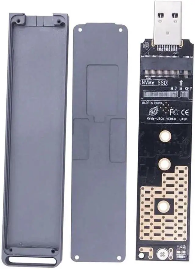 Main image of M2 SSD Case NVME Enclosure M.2 to USB TYPE A 3.1 SSD Adapter for NVME PCIE M Key NGFF SATA B Key SSD Disk Drive Box M.2 SSD Case