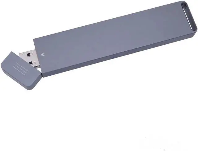 Alt view image 4 of 6 - NVME Case M.2 NVME Enclosure USB C Gen2 10Gbps PCIe NVME SSD Enclosure NVME M2 SSD Case Box Supports 2230/2242/2260/2280 M.2 SSD