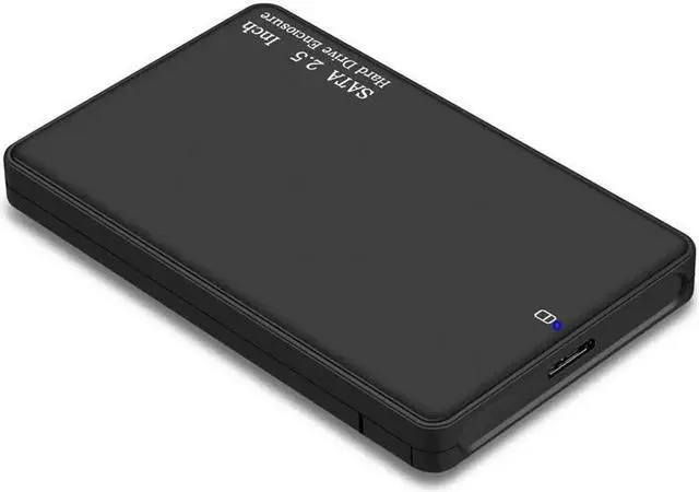 Alt view image 4 of 6 - 2.5" HDD Case SATA to USB 3.0 Enclosure with Cable USB SATA Adapter HDD Box Case for Hard Disk Drive Up to 2TB SSD Supports UASP