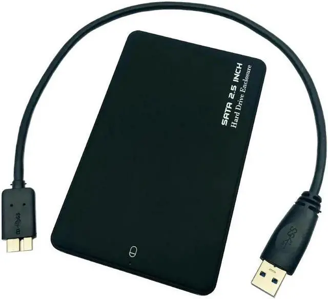 Alt view image 2 of 6 - 2.5" HDD Case SATA to USB 3.0 Enclosure with Cable USB SATA Adapter HDD Box Case for Hard Disk Drive Up to 2TB SSD Supports UASP