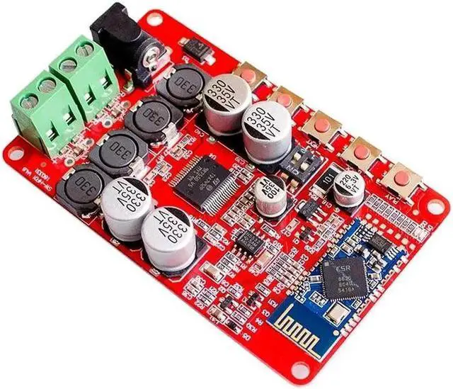 Alt view image 3 of 6 - Aomoproing Wireless Bluetooth 4.0 Audio Receiver Digital TDA7492P 50W+50W Amplifier Board