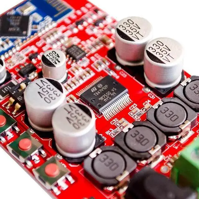 Alt view image 4 of 6 - Aomoproing Wireless Bluetooth 4.0 Audio Receiver Digital TDA7492P 50W+50W Amplifier Board