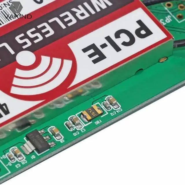 Alt view image 4 of 6 - Aomoproing 450Mbps 2.4G/5G WiFi Wireless LAN Card PCI-E X1 Network Adapter for Desktop