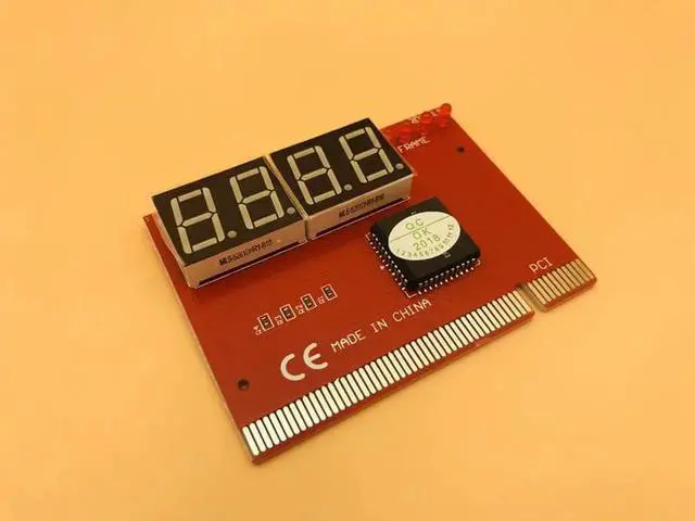 Alt view image 2 of 6 - PC Analyzer Test POST Cards Computer PCI POST Card Motherboard LED 4 Digit Diagnostic Plastic Metal High Stability Express Card