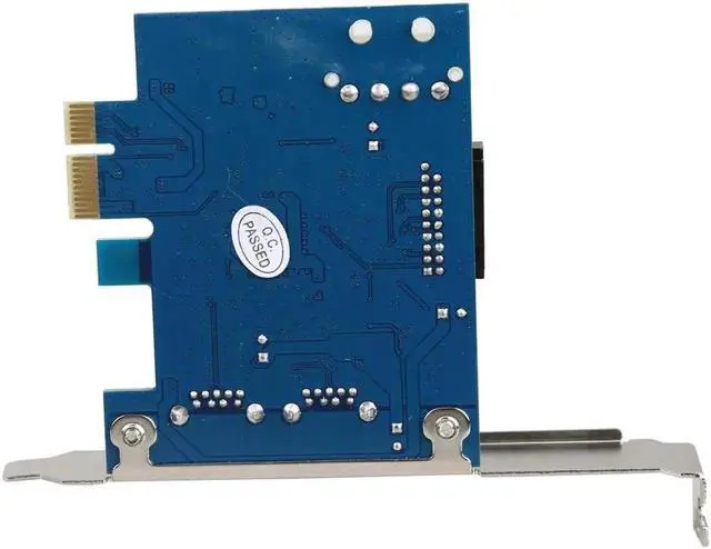 Alt view image 4 of 6 - 2 USB3.0 Ports PCI-E PCIE PCI Express Card 4 Pin IDE Power Connector 19 Pin Internal Header With TWO External 5Gbps SuperSpeed