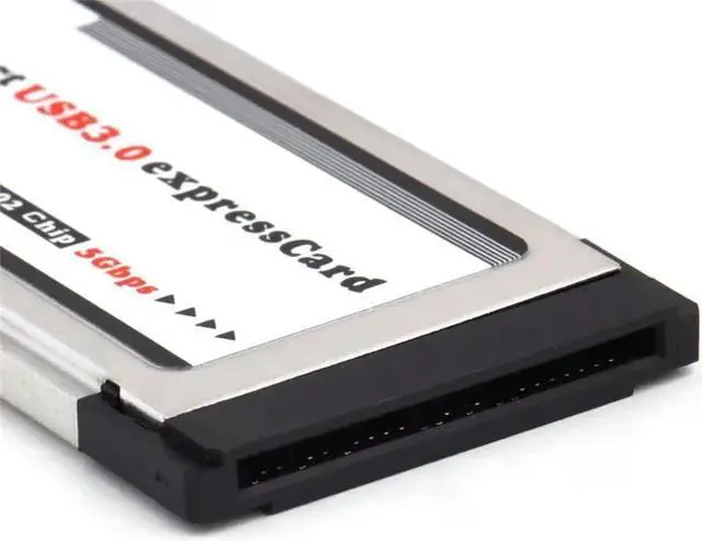 Alt view image 5 of 5 - High Speed Express Card Expresscard to USB 3.0 2 Port Adapter 34 mm Express Card Converter 5Gbps Transfer rate with Driver