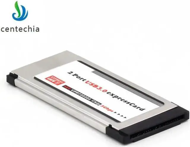 Alt view image 4 of 5 - Express Card Expresscard to USB 3.0 2 Port Adapter 34 mm Express Card Converter 5Gbps Transfer rate
