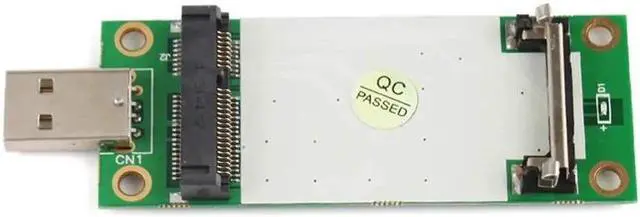 Alt view image 3 of 5 - Mini PCI-E WWAN Card to USB Adapter Card with SIM Card Slot For Laptop Computer And Phone