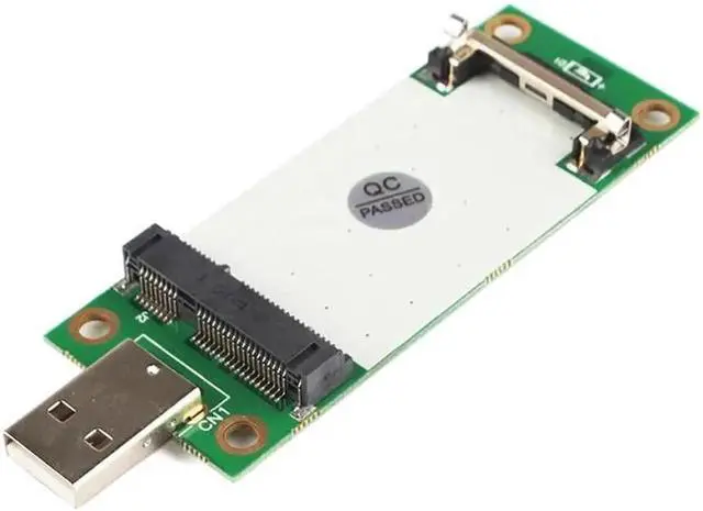 Alt view image 5 of 5 - Mini PCI-E WWAN Card to USB Adapter Card with SIM Card Slot For Laptop Computer And Phone