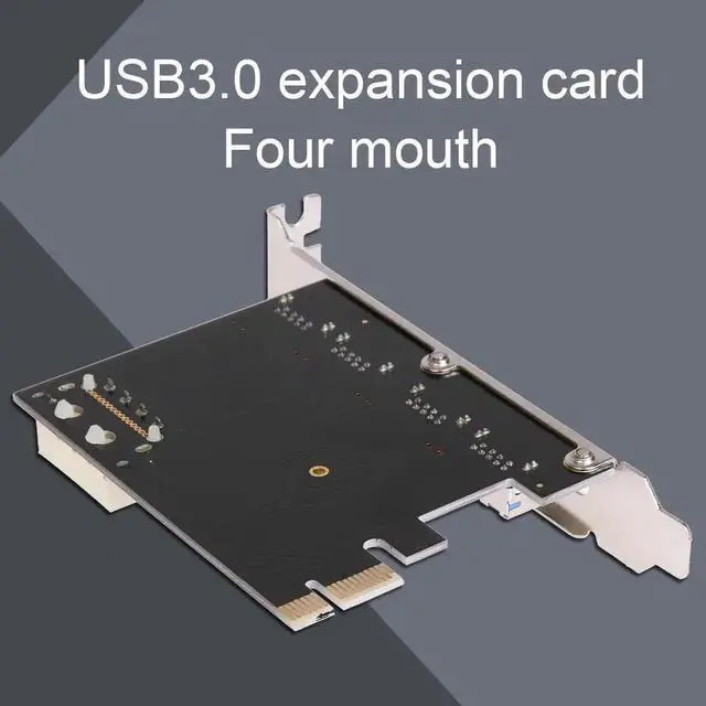 Alt view image 4 of 6 - 5Gbps USB3.0 PCI-E Expansion Card 4 Ports To USB3.0 Computer Expansion Card With 4pin Power Interface For PC Desktop