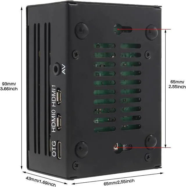Alt view image 3 of 6 - Pi based KVM over IP PiKVM-A3 with Power Adapter USB-C 5V 4A for Raspberry Pi 4B