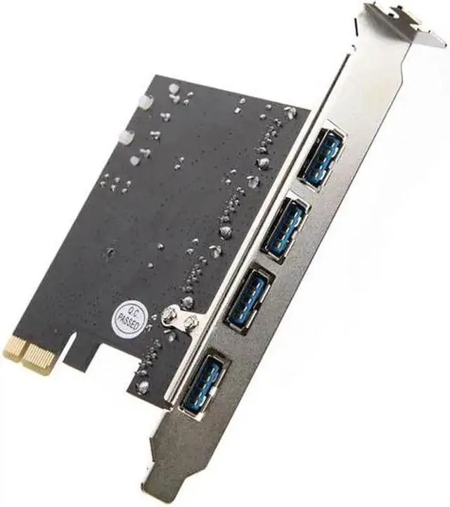 Alt view image 4 of 6 - USB 3.0 PCI Express Card adapter connector PCI-E Card 4 Ports PC Computer