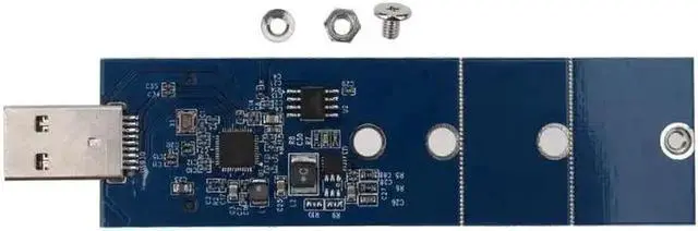 Main image of USB 3.0 to NGFF M.2 SSD Adapter Card External Enclosure Case +Tool PCI Express M.2 Specification1.0 Supports SATA-based NGFF SSD