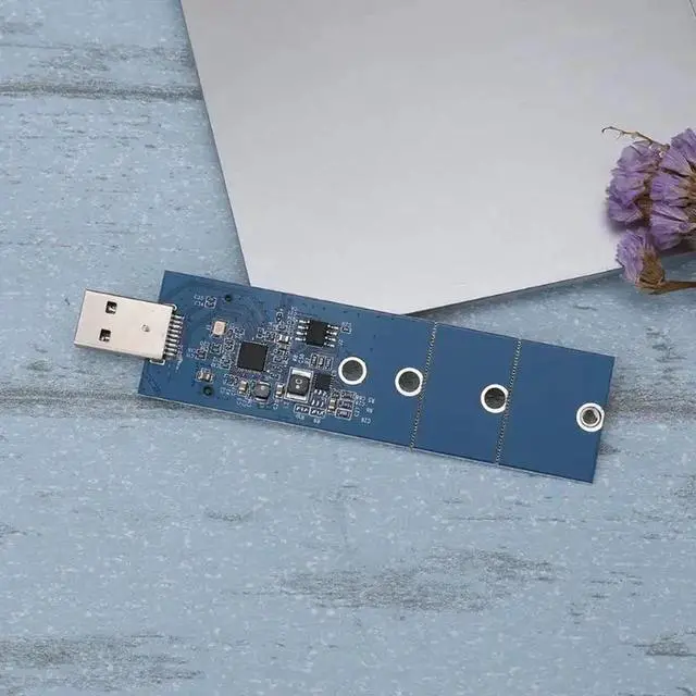 Alt view image 6 of 6 - USB 3.0 to NGFF M.2 SSD Adapter Card External Enclosure Case +Tool PCI Express M.2 Specification1.0 Supports SATA-based NGFF SSD