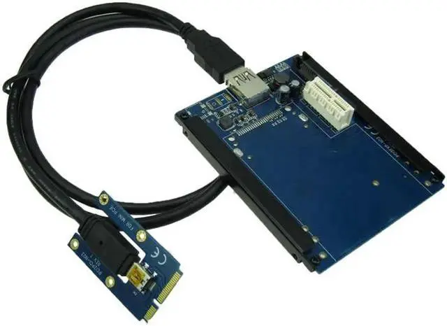 Main image of Mini PCIe to PCIe Adapter PCI E PCI express 1X slots to Mini PCIe external PCI-E slot adapter PCIe Port Card