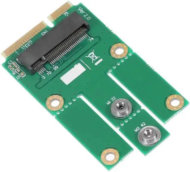 Alt view image 3 of 6 - M.2 NGFF B Key NGFF m2 to Mini PCI E Converter Adapter Card with SIM Card Slot