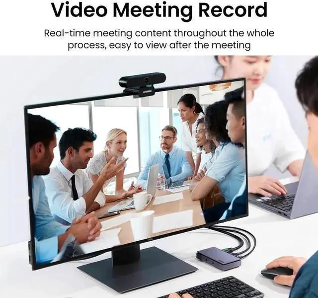 Alt view image 6 of 6 - Video Capture Card 4K HDMI to USB/USB-C HDMI Video Grabber Box for PS4 Switch Xbox Camera DVD Live Stream Record