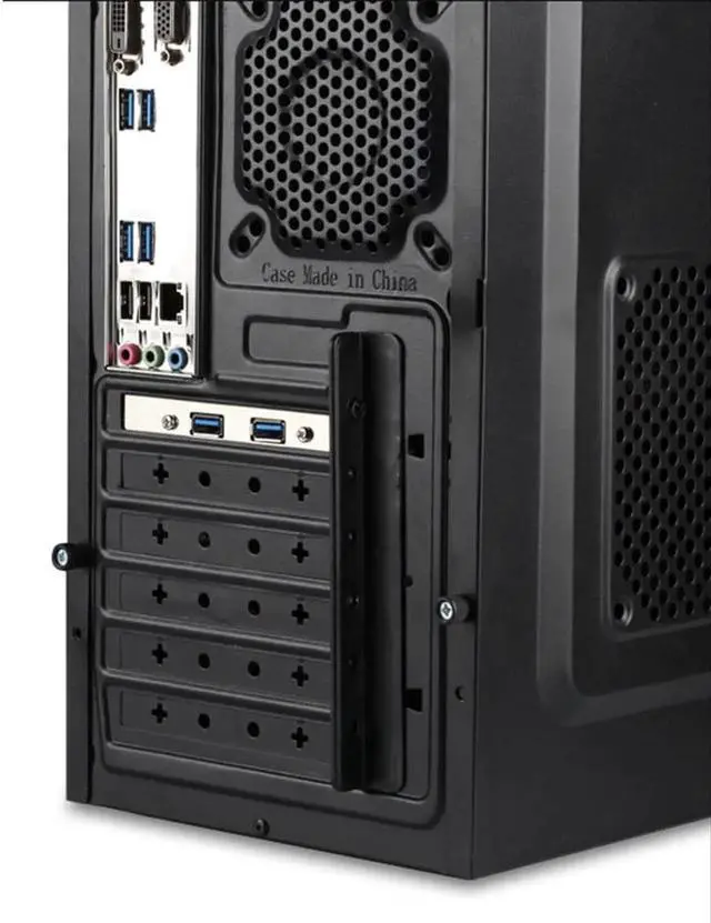 Alt view image 4 of 6 - For PC Computer Bracket To 20Pin Female Screw Mount Baffle Cable PCI Panel Copper Wire Rear Motherboard Header Dual USB 3.0