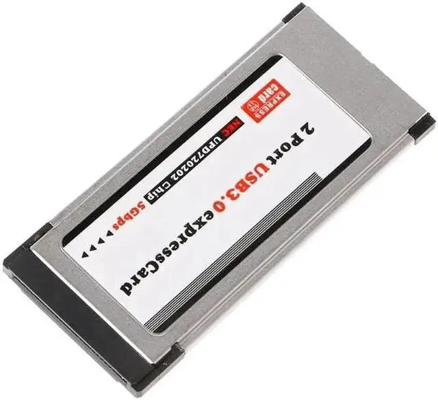 Alt view image 5 of 6 - High Speed PCI-E PCI Exprss To 2 Port USB 3.0 34 mm Expresscard Card Converter Adapter