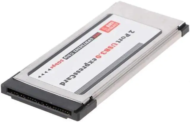 Alt view image 6 of 6 - High Speed PCI-E PCI Exprss To 2 Port USB 3.0 34 mm Expresscard Card Converter Adapter