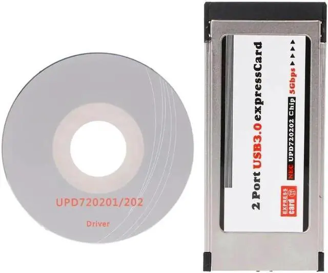 Main image of High Speed PCI-E PCI Exprss To 2 Port USB 3.0 34 mm Expresscard Card Converter Adapter